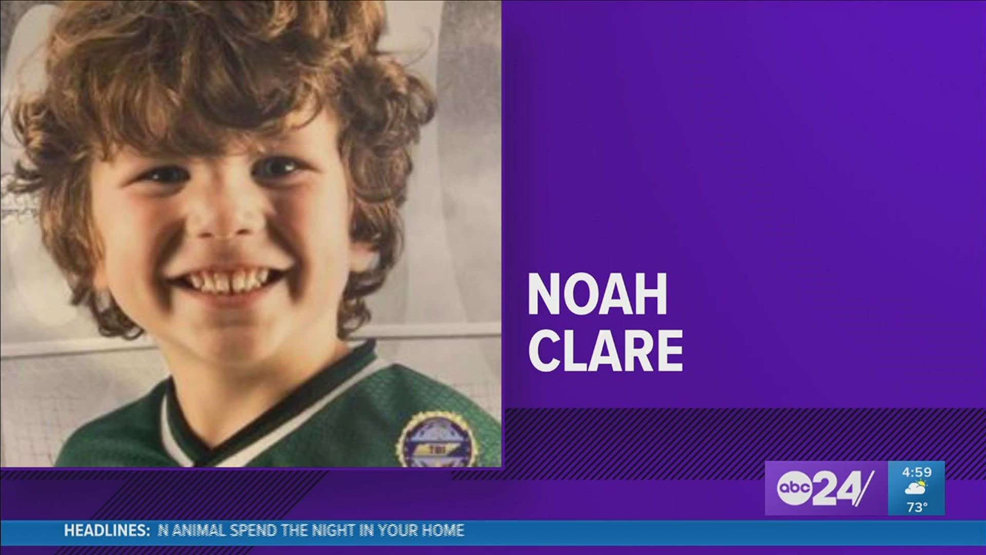 3-year-old Noah Clare has been missing from Gallatin, Tennessee, in Sumner County since November 6, 2021, and may be with 35-year-old Jacob Clare.