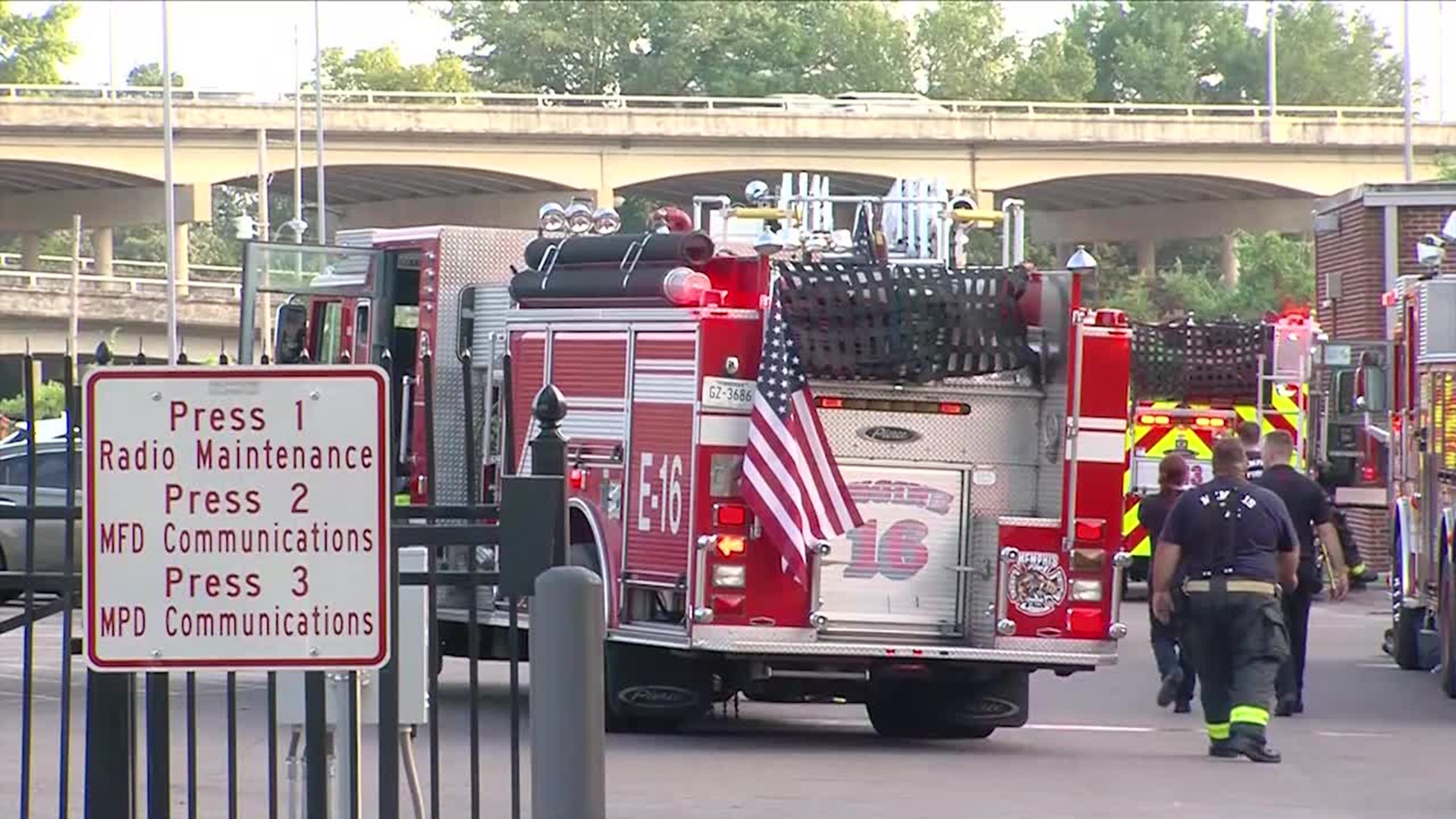 memphis firefighters fire respond buildings own center communications