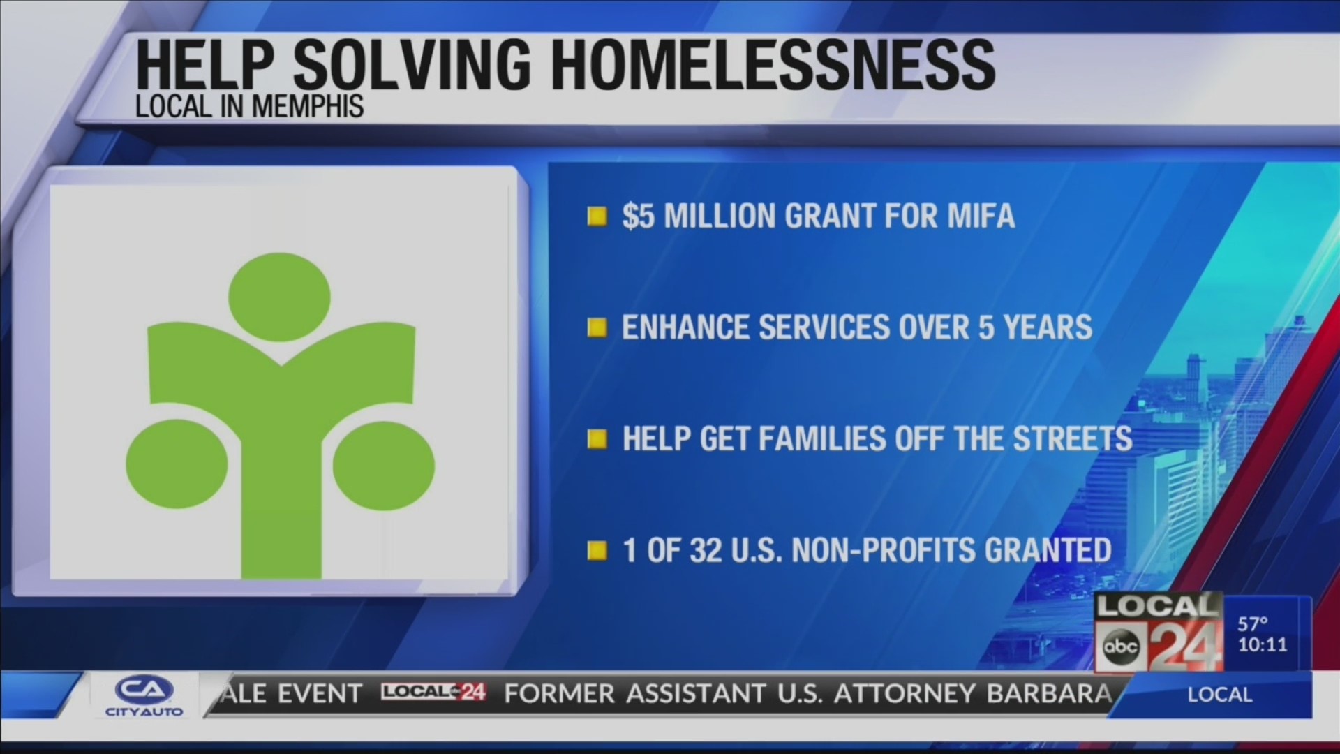 MIFA to receive $5 million to help solve family homelessness