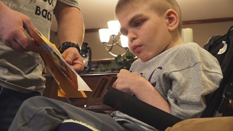 Family asks for birthday cards for terminally ill boy in Blount County, TN