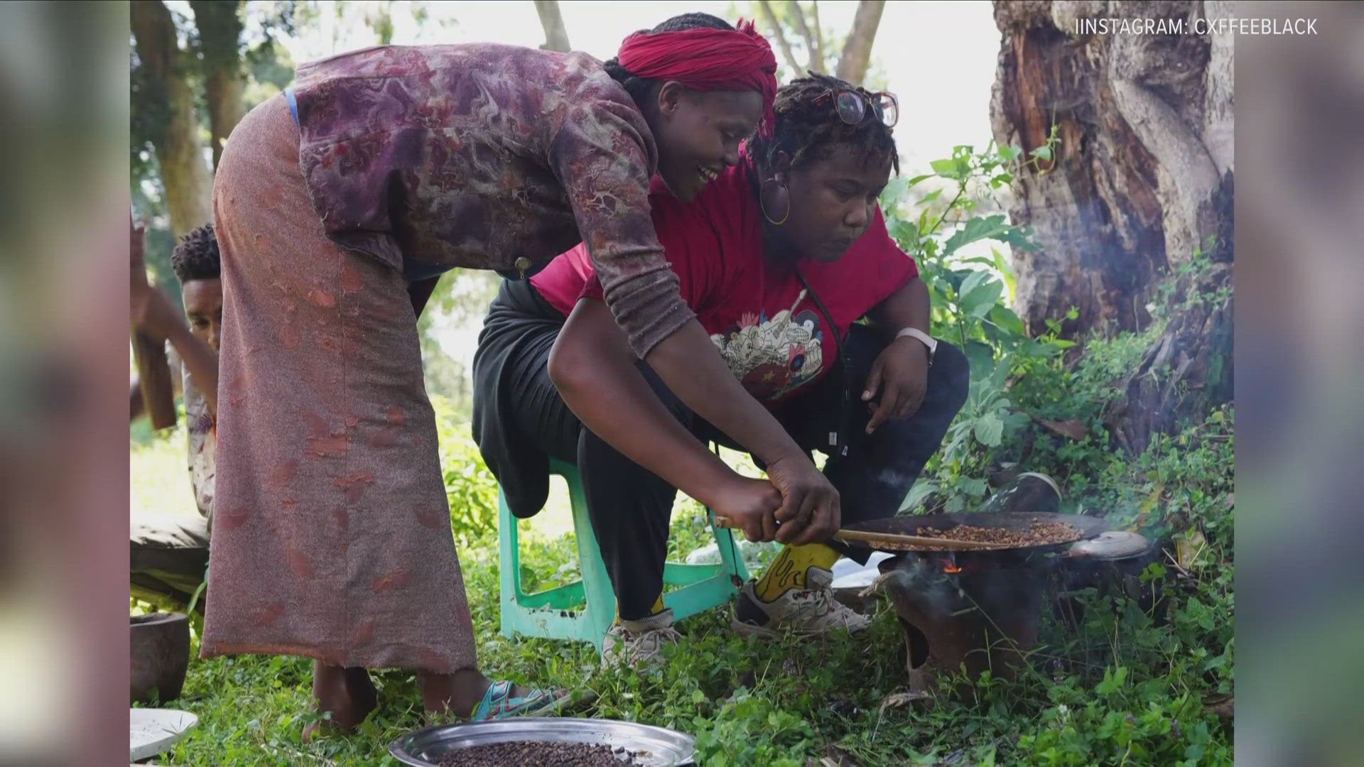 While chains like Dunkin' Donuts and Starbucks were founded in the US, coffee itself has a place in African heritage, believed to have been discovered in Ethiopia.