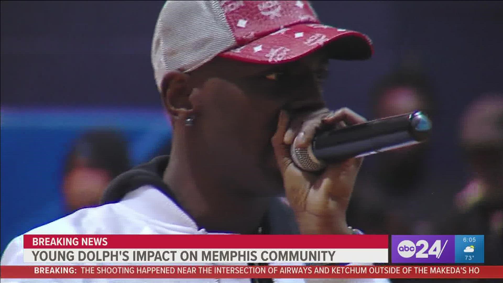 Young Dolph is known across the nation as a rapper but to Memphians, he was much more than that.