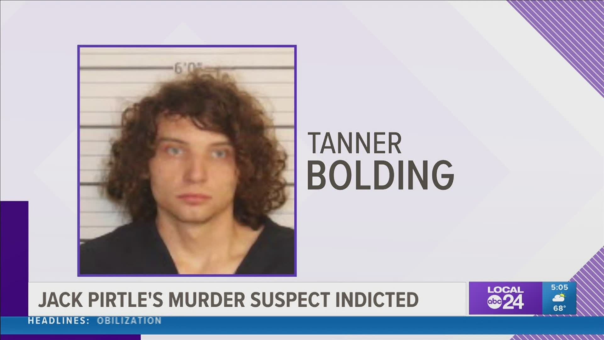 Tanner Bolding, 23, is charged with killing Randal Cardwell, a delivery truck driver from Paragould, Arkansas.