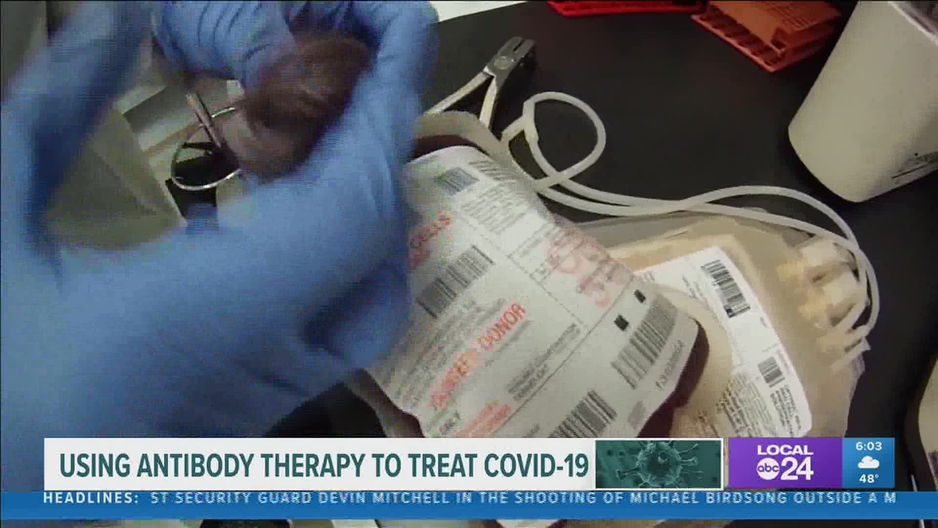 “It’s only been used after people have already had the infection, but early on before they get really sick,” said infectious disease expert Dr. Steve Threlkeld.