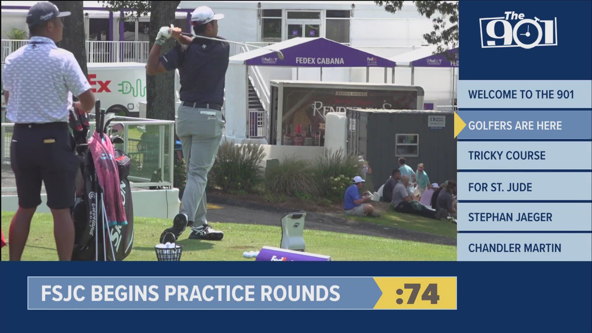 Tuesday kicked off the first set of practice rounds ahead of tournament play on Thursday.