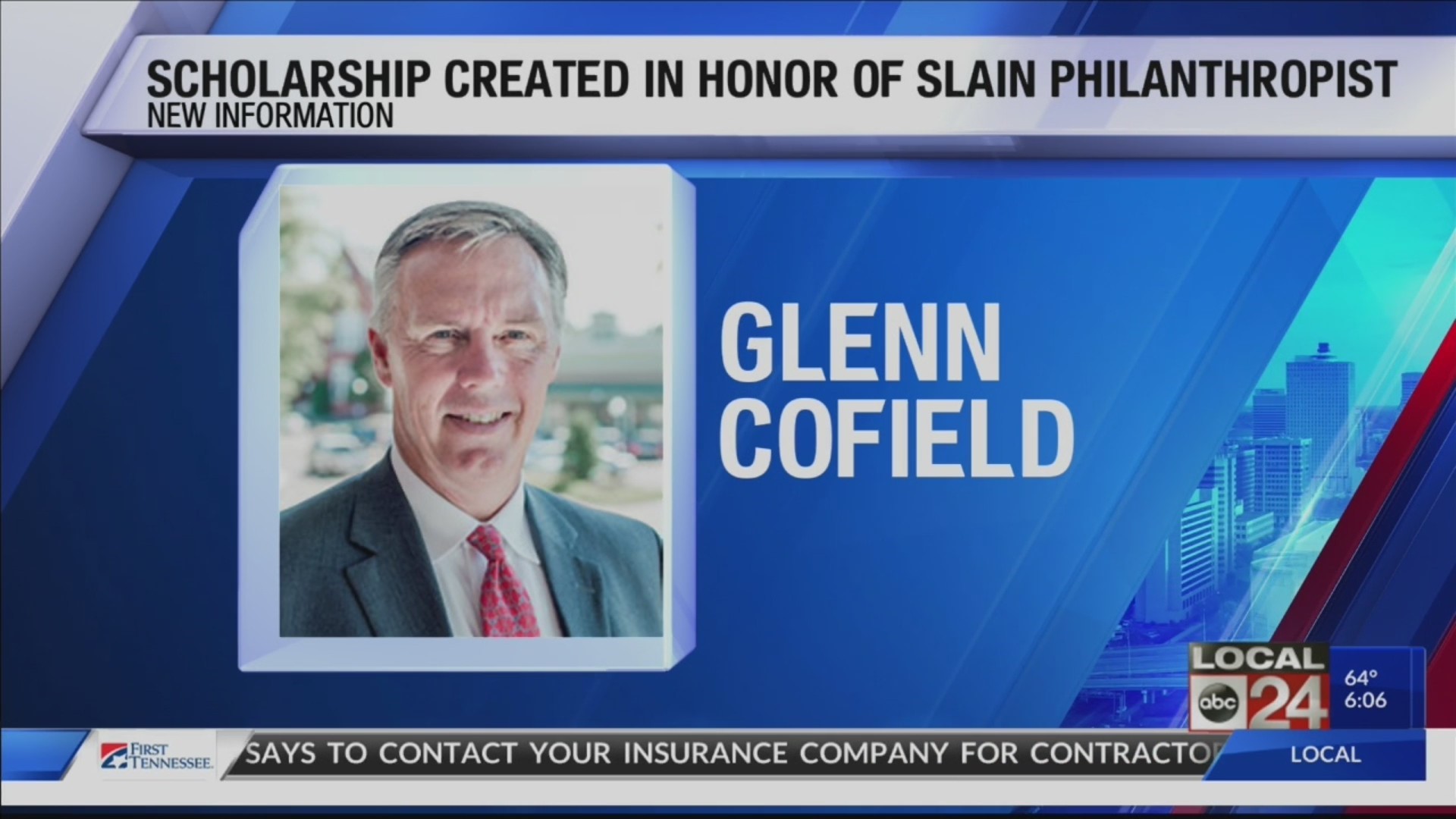 Months after prominent businessman Glenn Cofield is shot to death in Memphis, Ole Miss honors him