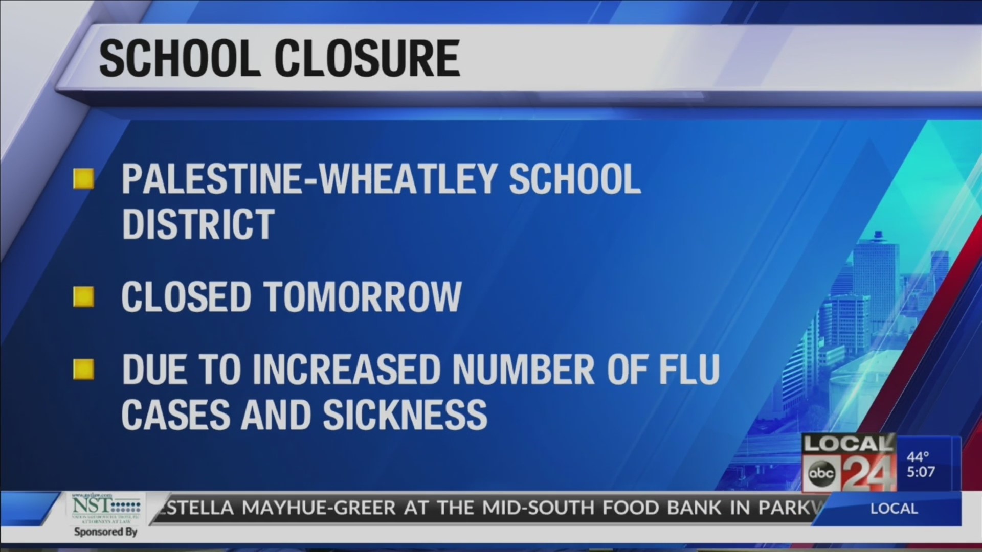 Palestine-Wheatley Schools in Arkansas closed due to sickness