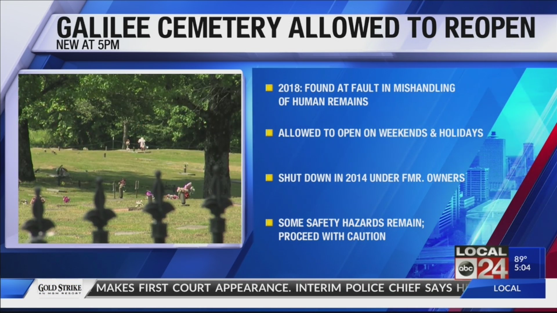 Court Approved Plan Allows Galilee Memorial Gardens Cemetery To