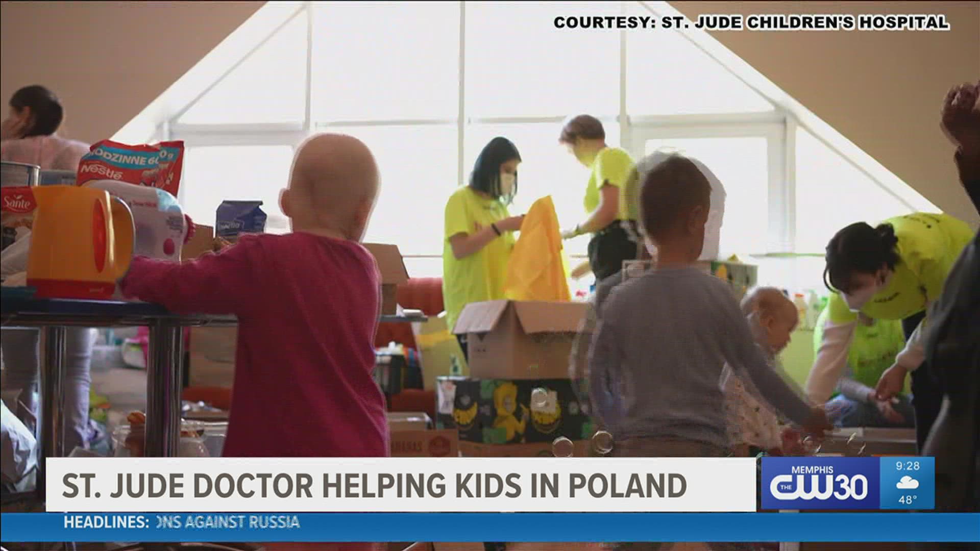 Four Ukrainian families evacuated their home country and arrived in Memphis this week to receive treatment at the St. Jude Children's Research Hospital.