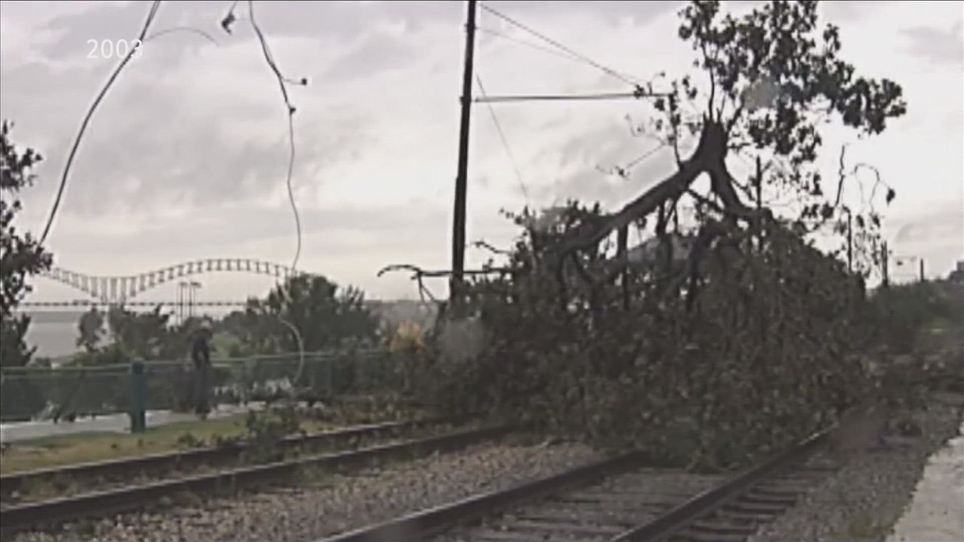 During one of the hottest months of the year — 20 years ago — 70 percent of Memphis lost power. Seven people were also killed after hurricane-strength winds.