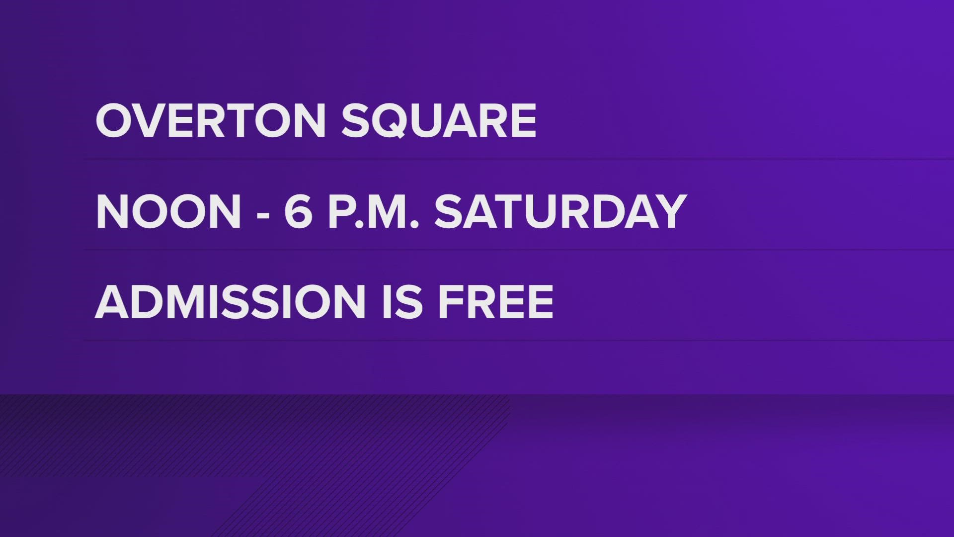 The Courtyard at Overton Square will host concessions, Latin American food, music and more with free admission.