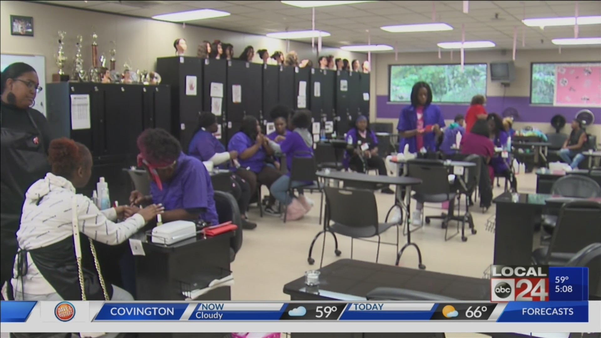 Memphis school gives cancer patients and survivors free hairstyles, facials, and manicures
