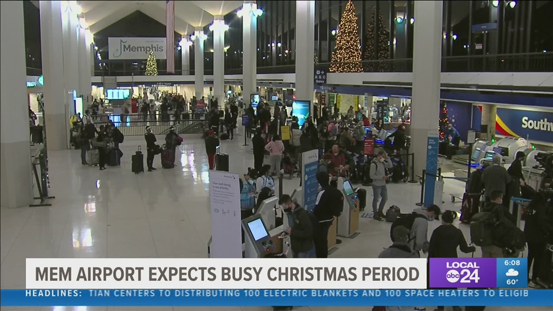 Travel is expected to be up at Memphis International after a national record-breaking weekend during the pandemic.