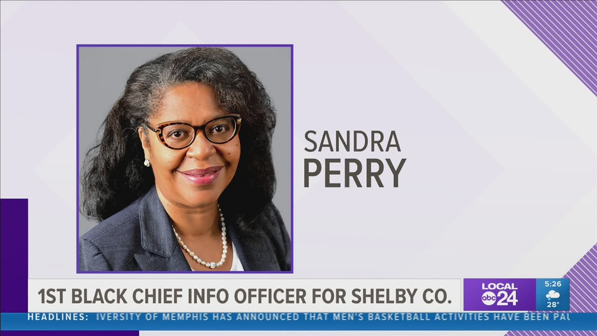Sandra Perry makes history as the first Black woman to hold the position.
