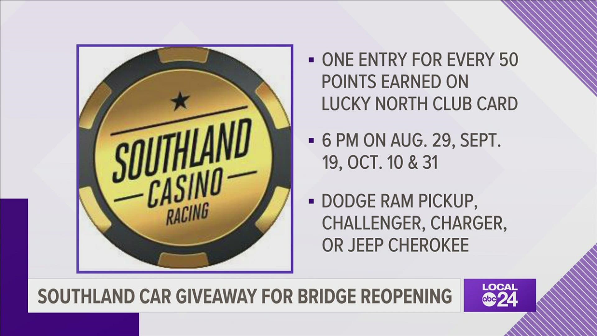 Southland Casino Racing is giving away cars to celebrate I-40 bridge  reopening