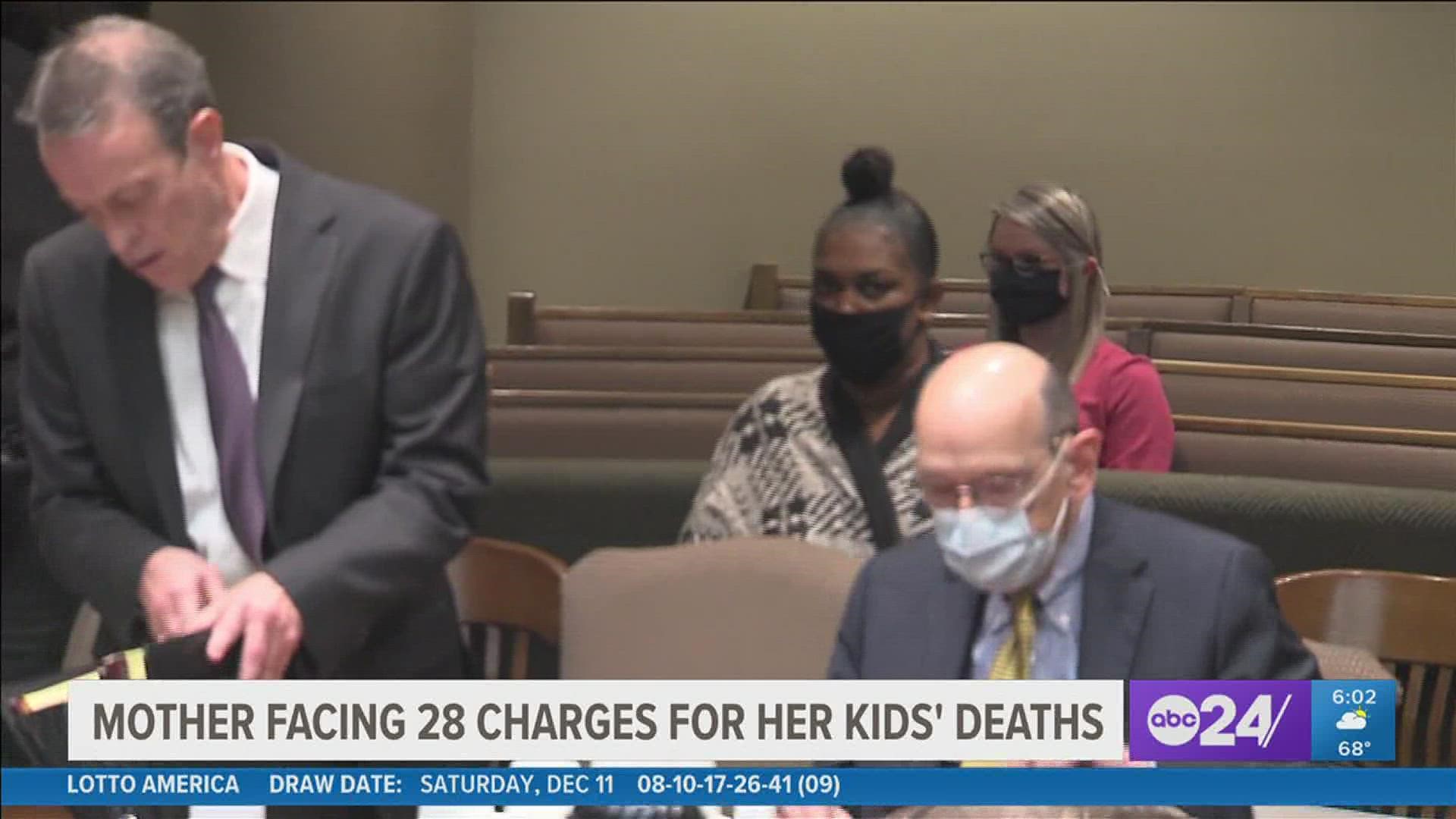 Trial begins for Memphis mother charged with killing 4 children