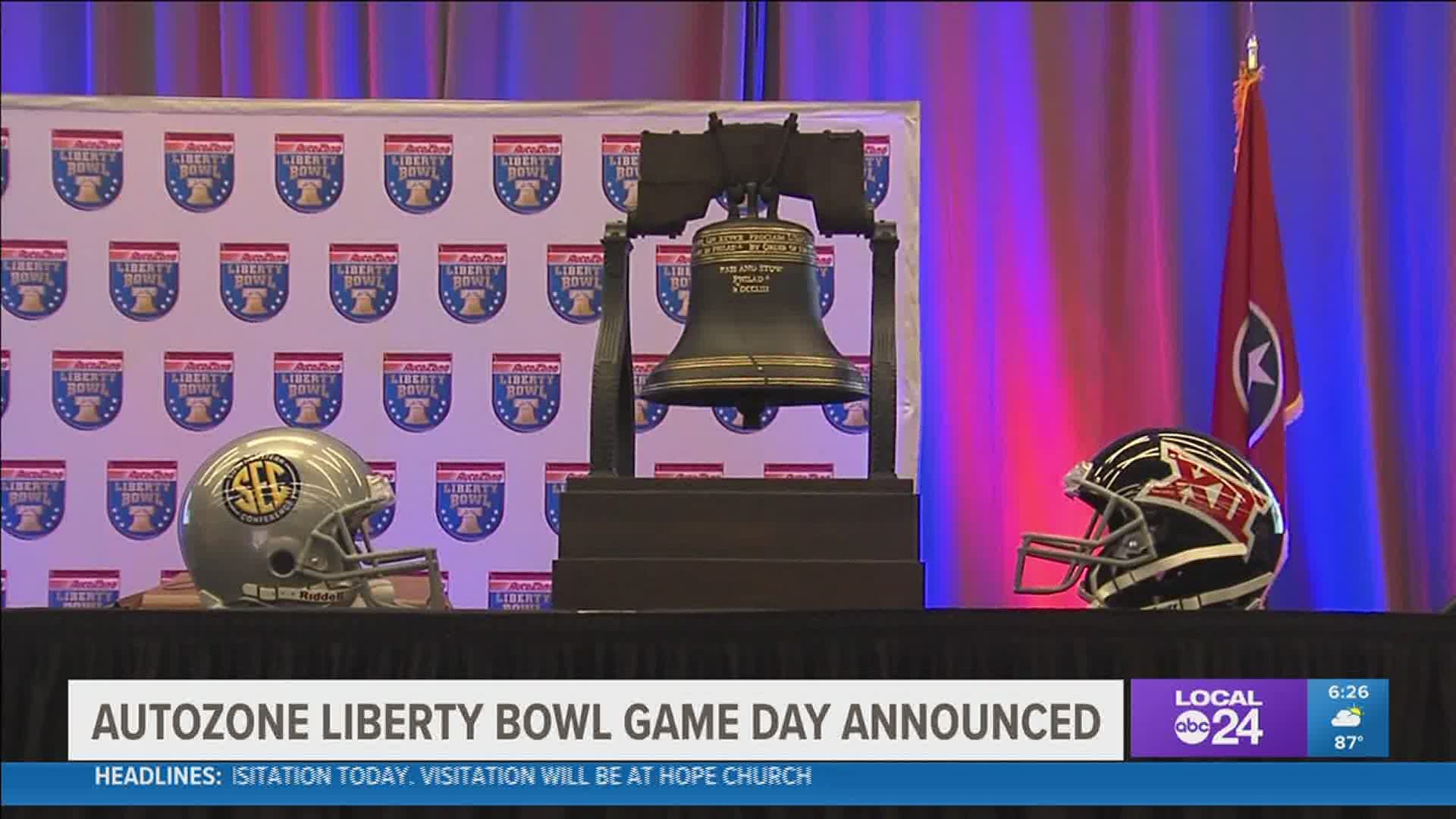 63rd AutoZone Liberty Bowl set for December 28, 2021