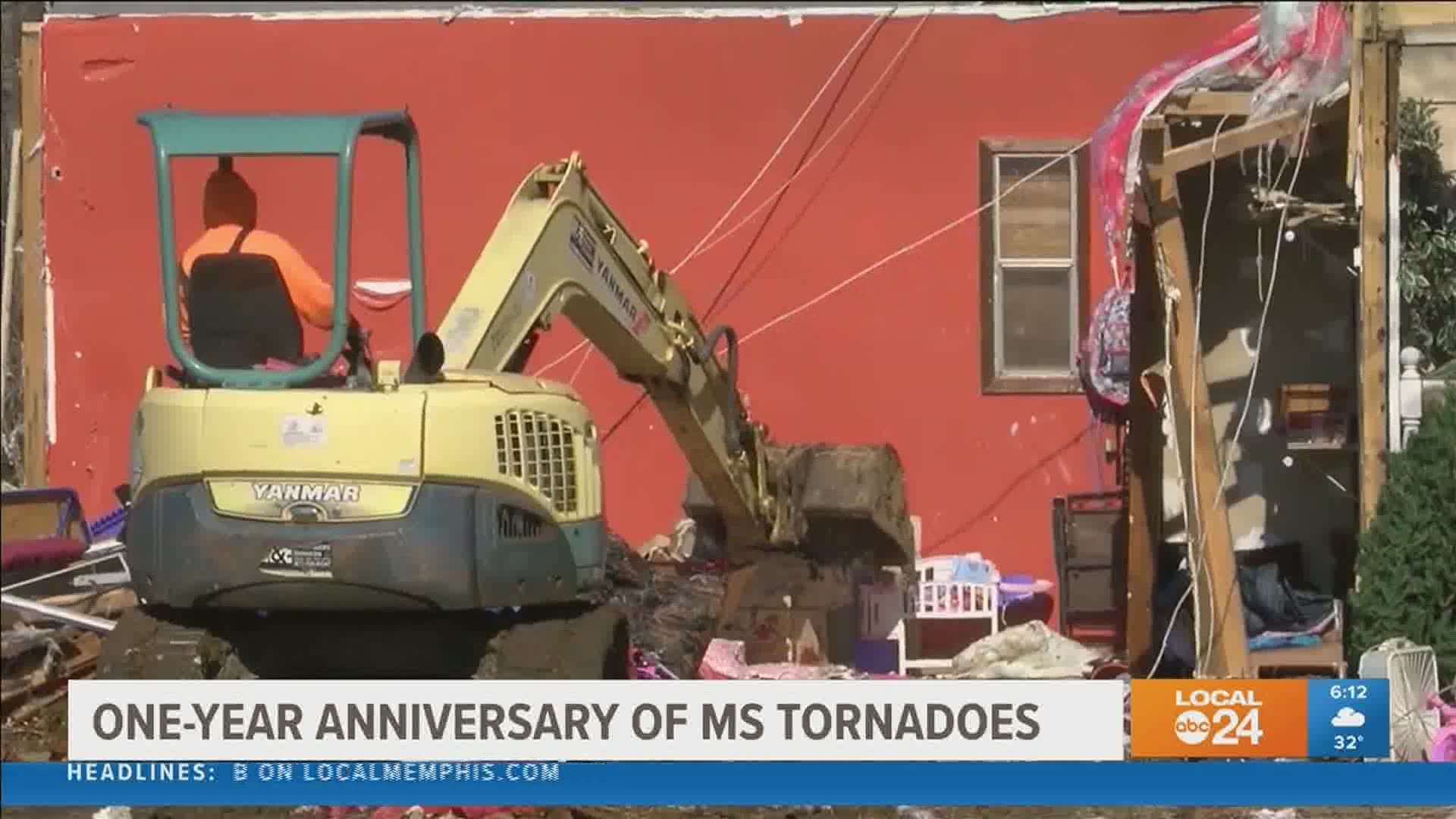 The recovery continues in DeSoto County 1 year after EF2 tornado ...