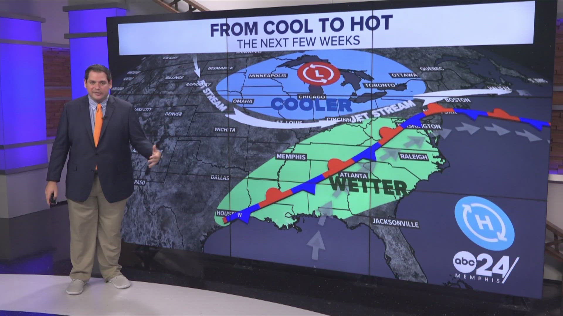 We've had an oddly cool trend in the month of July. Meteorologist Cory Smith breaks down the pattern we've been locked in with the cool and cloudy conditions.