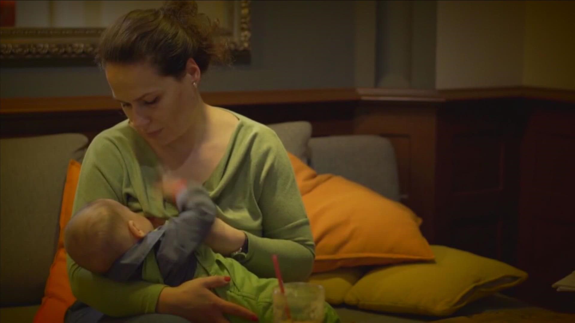 Husband Watching Wife Breastfeeding Child, Kids Stock Footage ft.  breastfeeding & admiring - Envato Elements