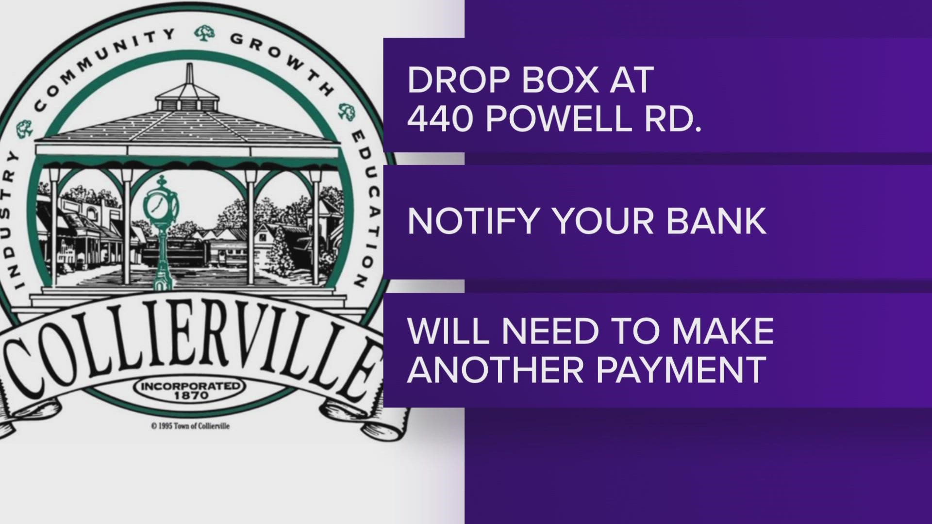 Collierville Police said the drop box at Cox Park at 440 Powell Road was broken into Wednesday night and everything inside was stolen.