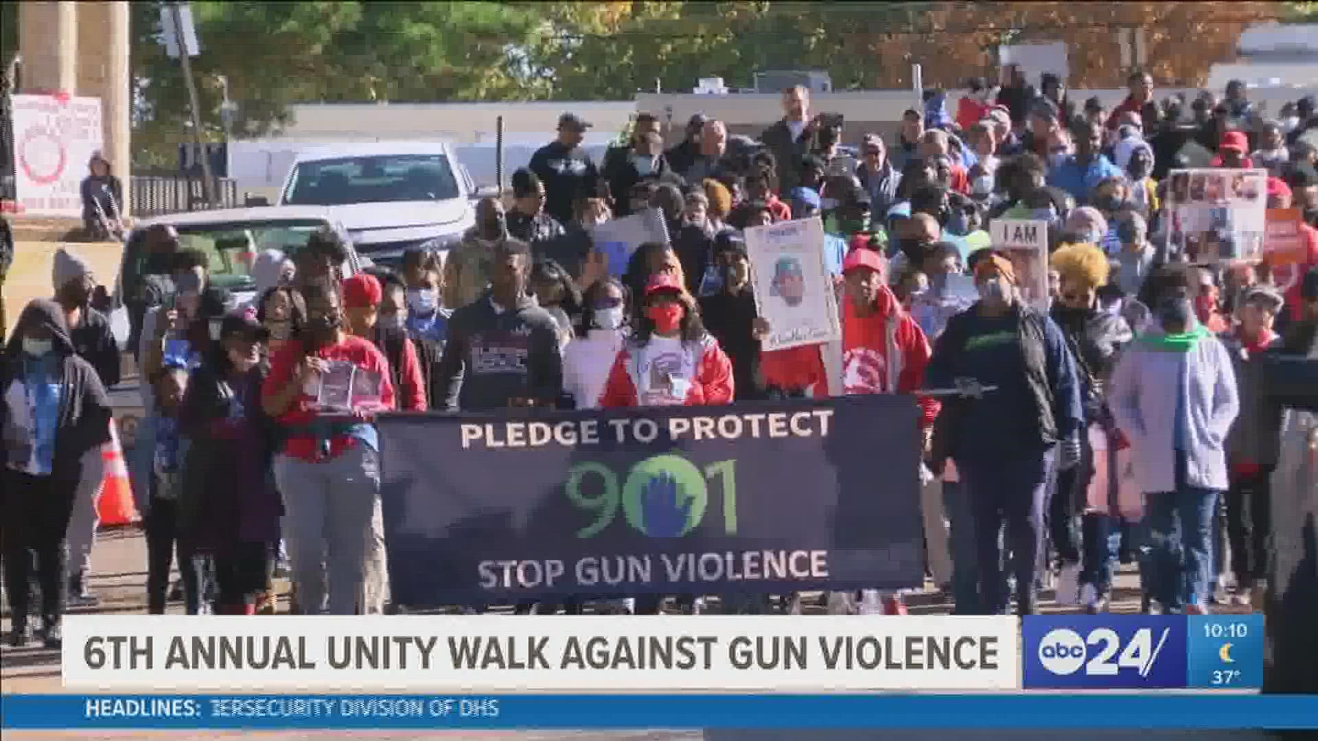 The 1.6-mile walk started at Raleigh Egypt High School with several organizations in Memphis and Shelby County joining in.