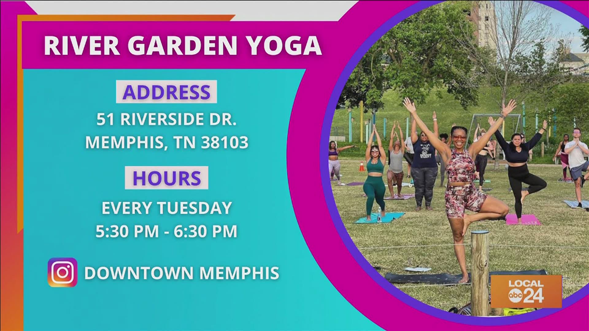 Namaste! If the idea of doing yoga by the Mississippi River sounds relaxing, then check out the River Garden Yoga sessions! All ages and levels are welcome!