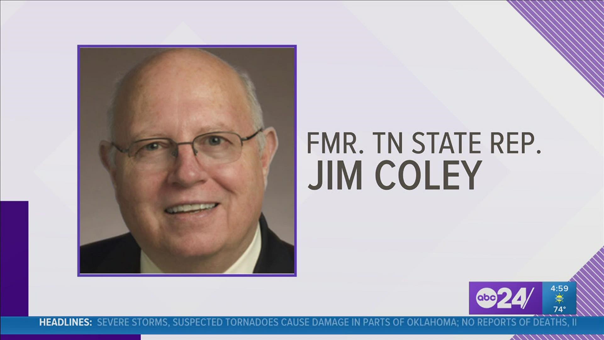Coley served in the Tennessee State House from 2006 - 2020