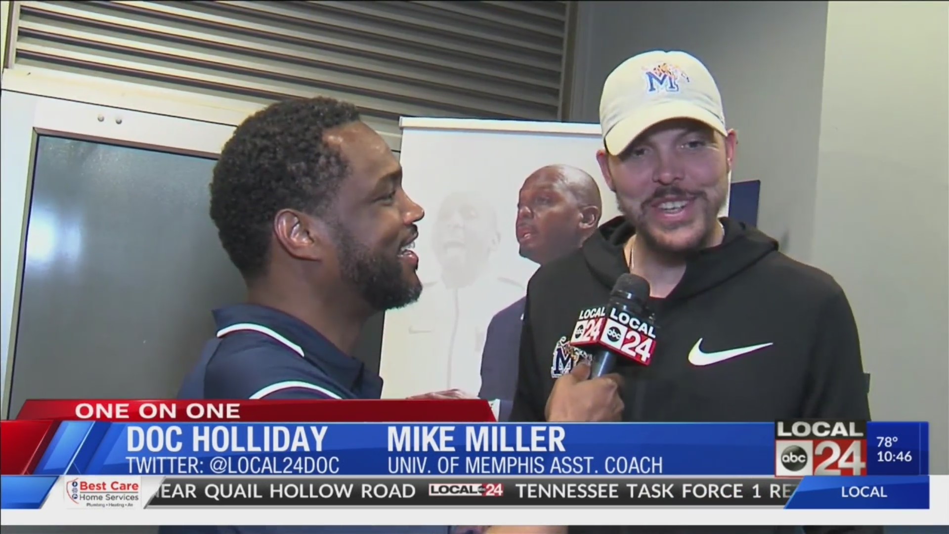 Sports Director Doc Holliday goes one on one with NBA champ and U of M Assistant Coach Mike Miller