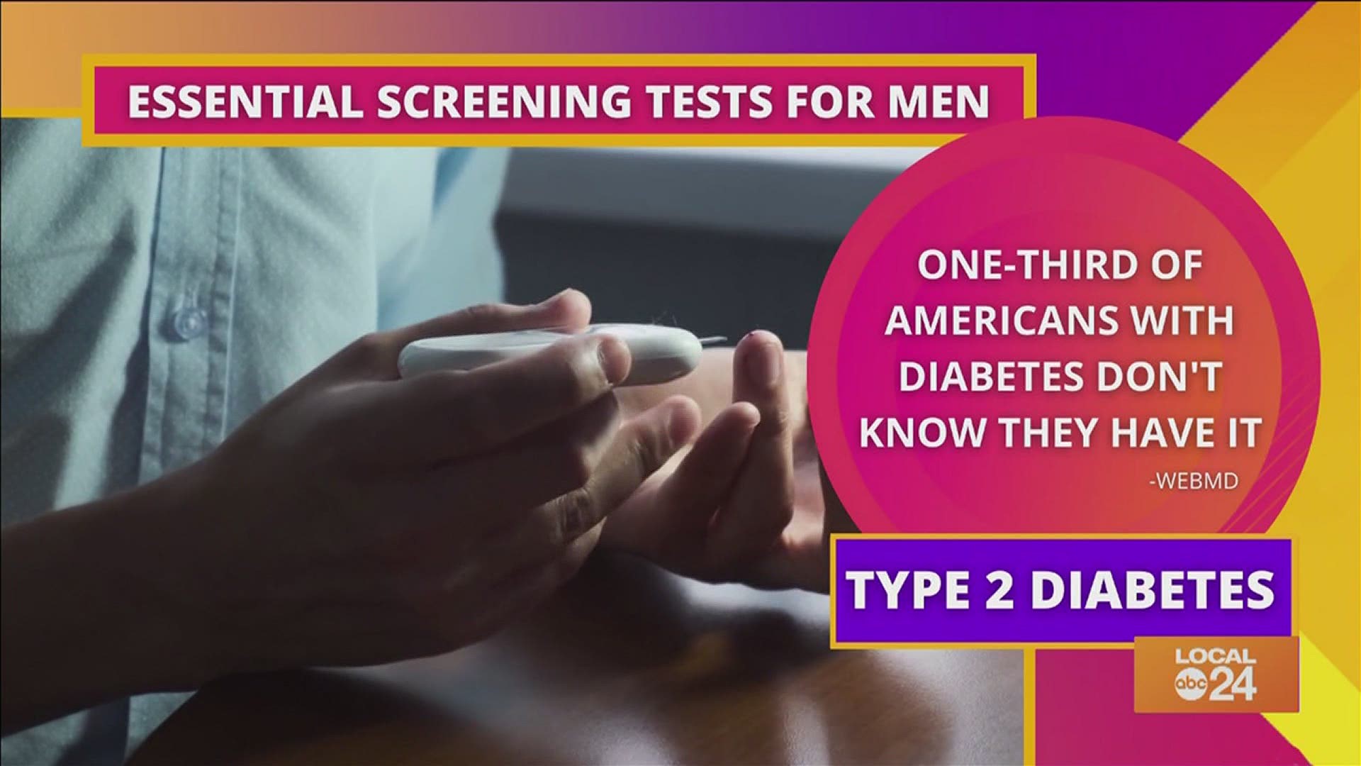 From colon cancer to type-2 diabetes, join Sydney Neely as we take a look at 4 of the most important health screenings for men in honor of Men's Health Week!