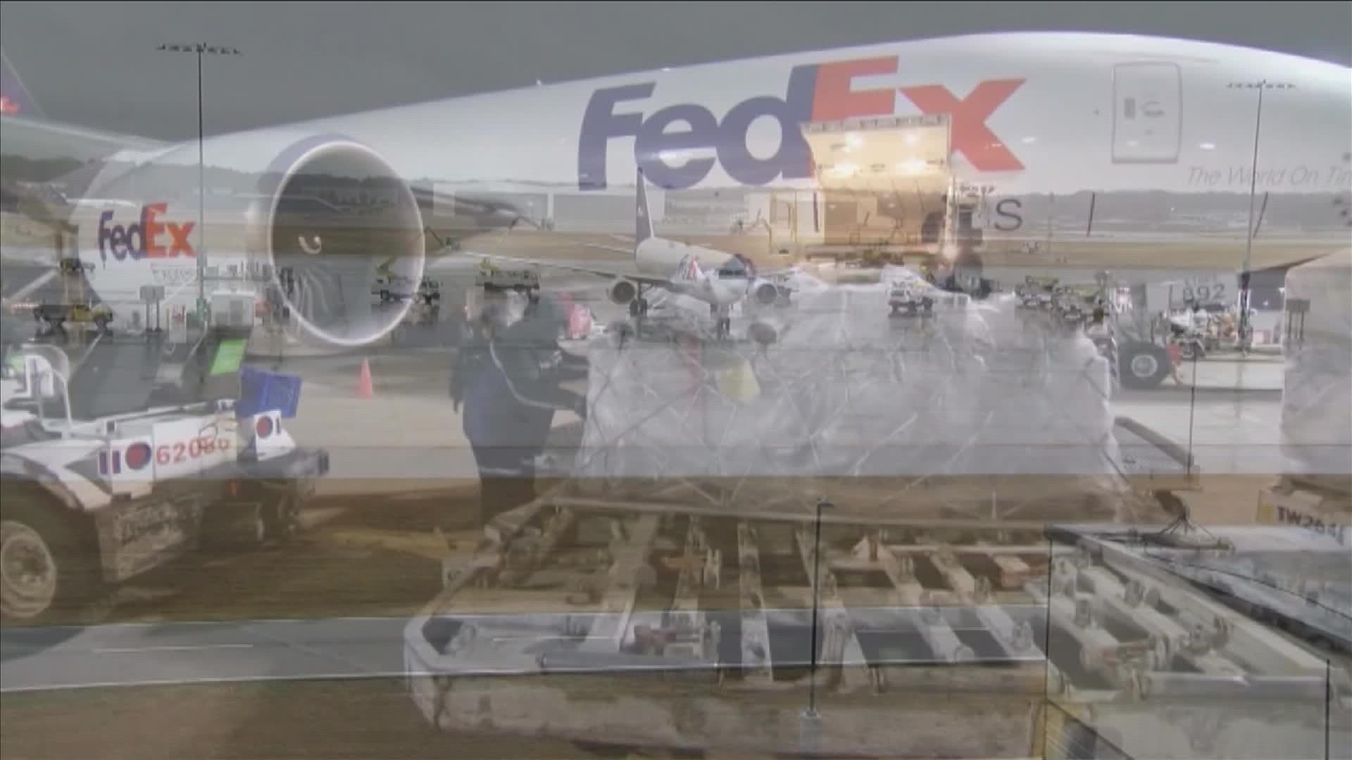 New de-icing operation for FedEx and other cargo companies are expected to get goods shipped to and from Memphis quicker, just in time for the holiday season.