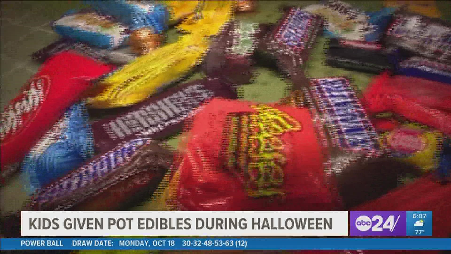 The Hernando Police Department made a post on Facebook warning parents to be aware of THC-infused candies in their child's Halloween sacks.