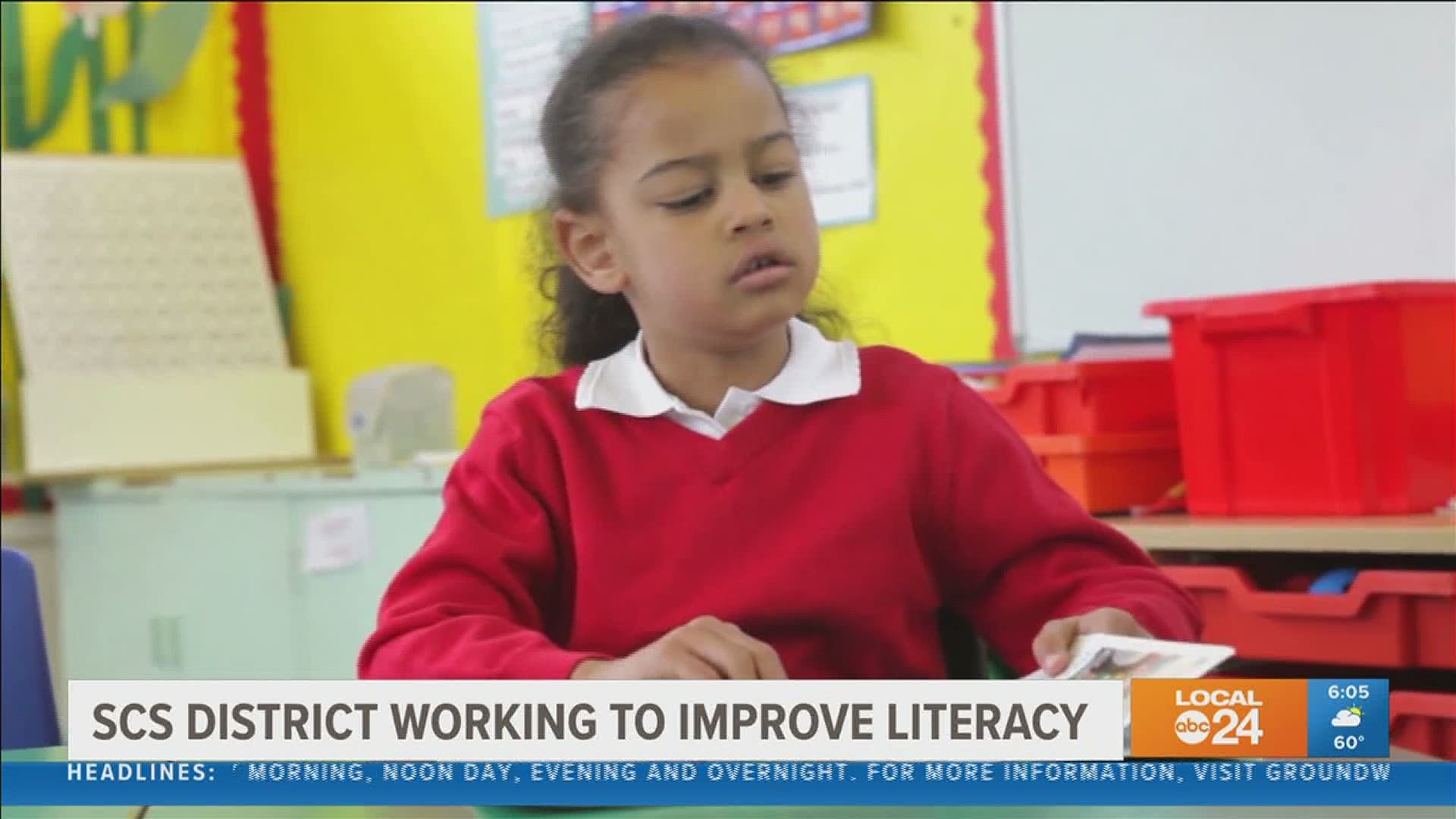 SCS has been working improve reading abilities after testing showed 75% of third graders couldn't read proficiently