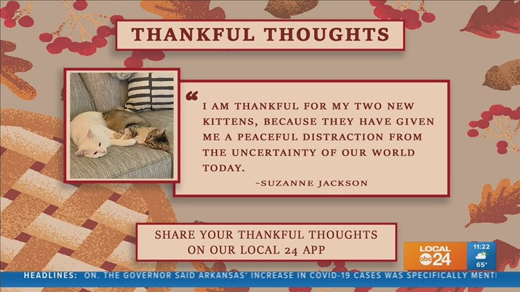 Thankful Thoughts 11-19-20
