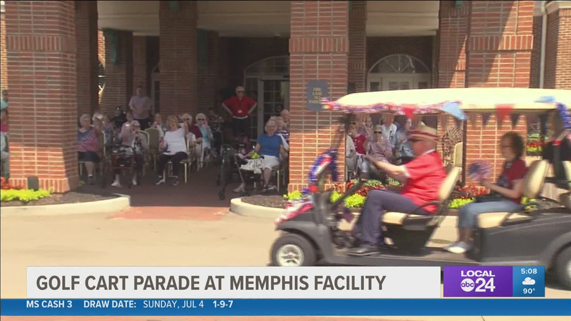 The annual Wally Simpson Golf Cart Parade whirled through The Village at Germantown.