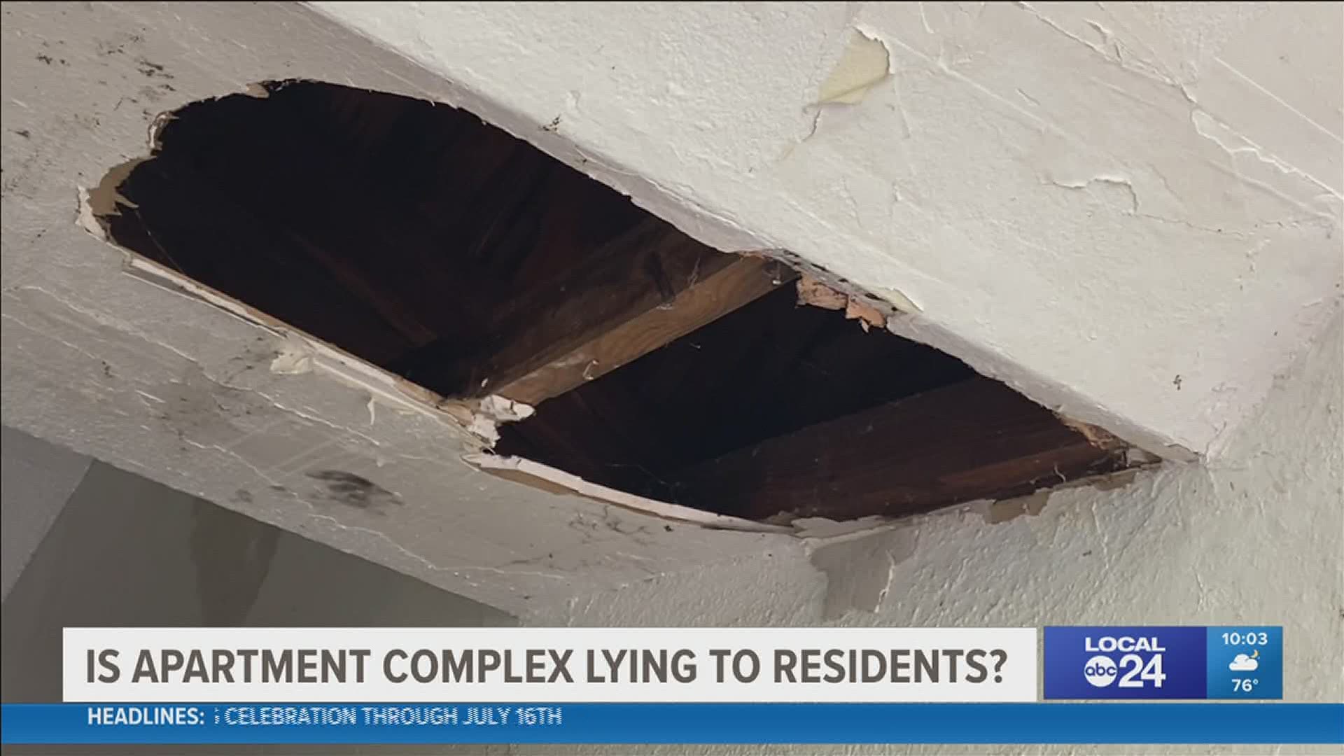 People in Longview Heights Apartments showed Local 24 News Reporter Brittni Clemons around their homes Sunday. Many are forced to live with rats, mold, and debris.