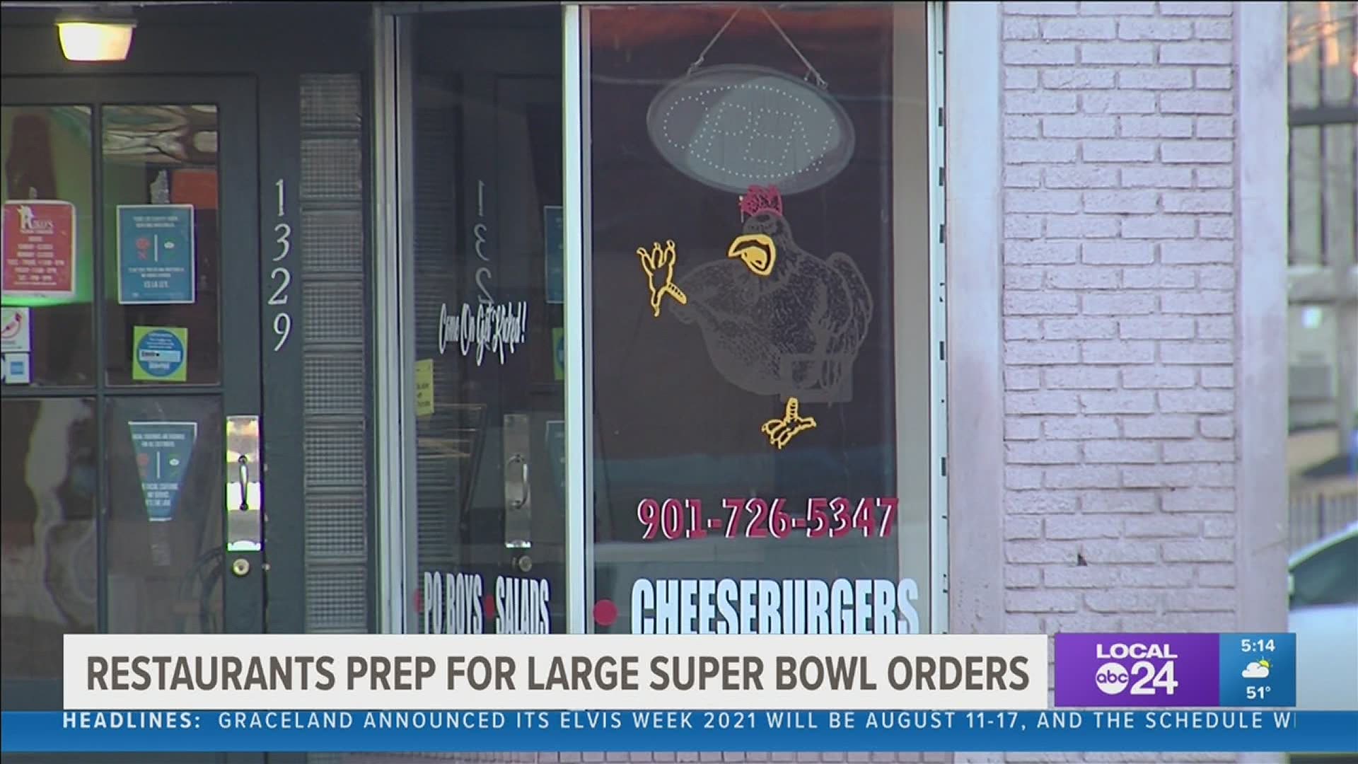 More people will be watching the Super Bowl at home this weekend and take-out restaurants are hoping to cash-in.