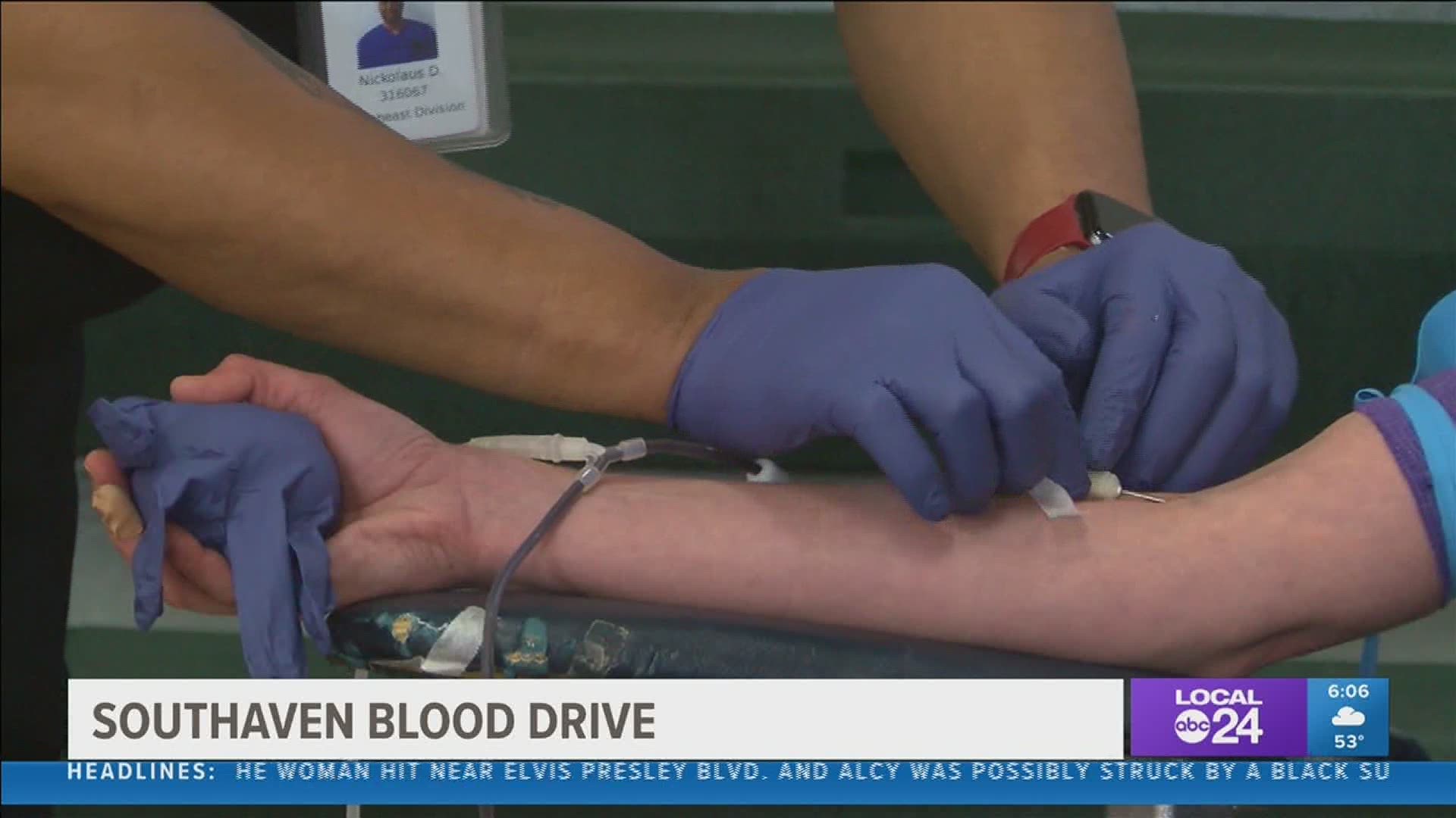 Brown Missionary Baptist Church and Vitalant join together for a blood drive Saturday morning.
