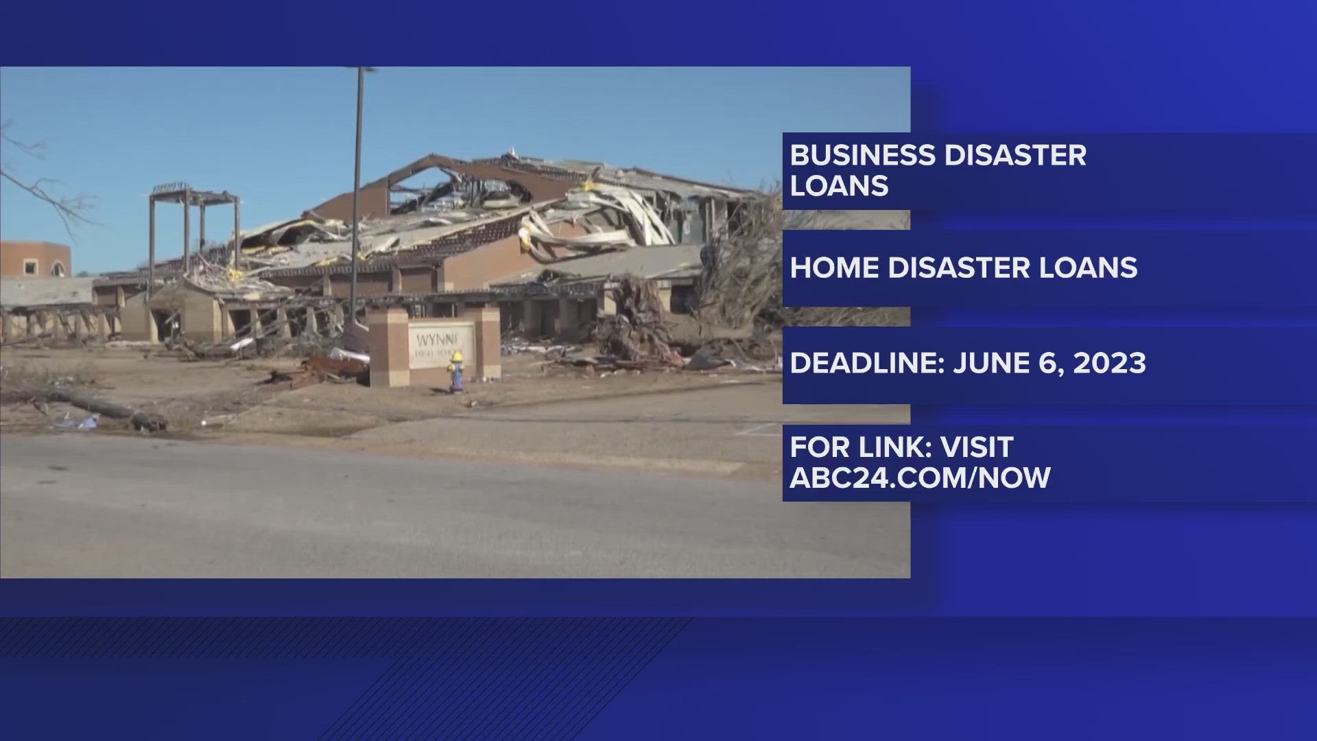 The SBA said homeowners in disaster-declared counties, including Tipton and McNairy Counties, can get up to $200,000 in a loan for storm damage.