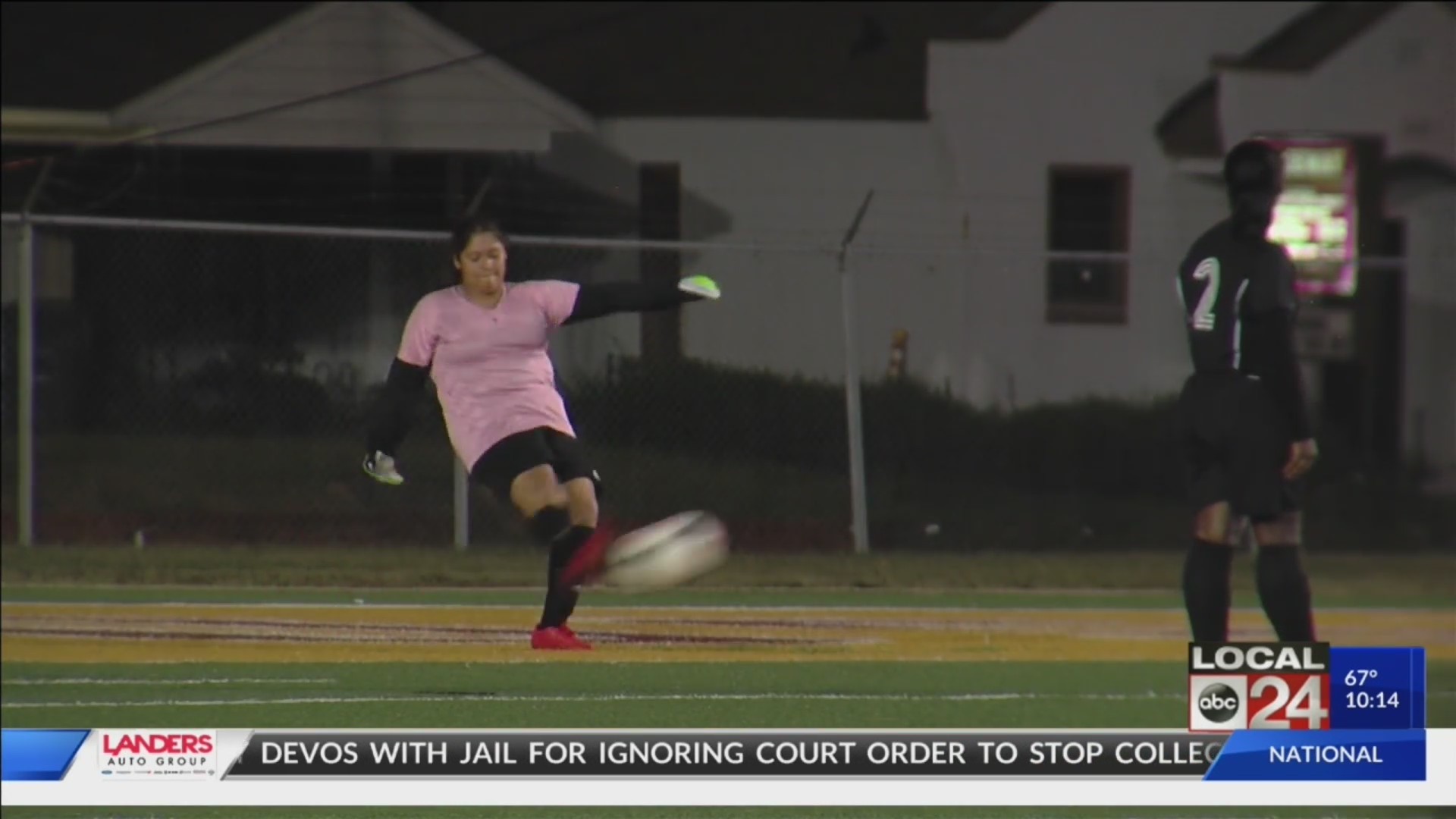 Girls soccer team honors breast cancer awareness month by talking about the women it has impacted