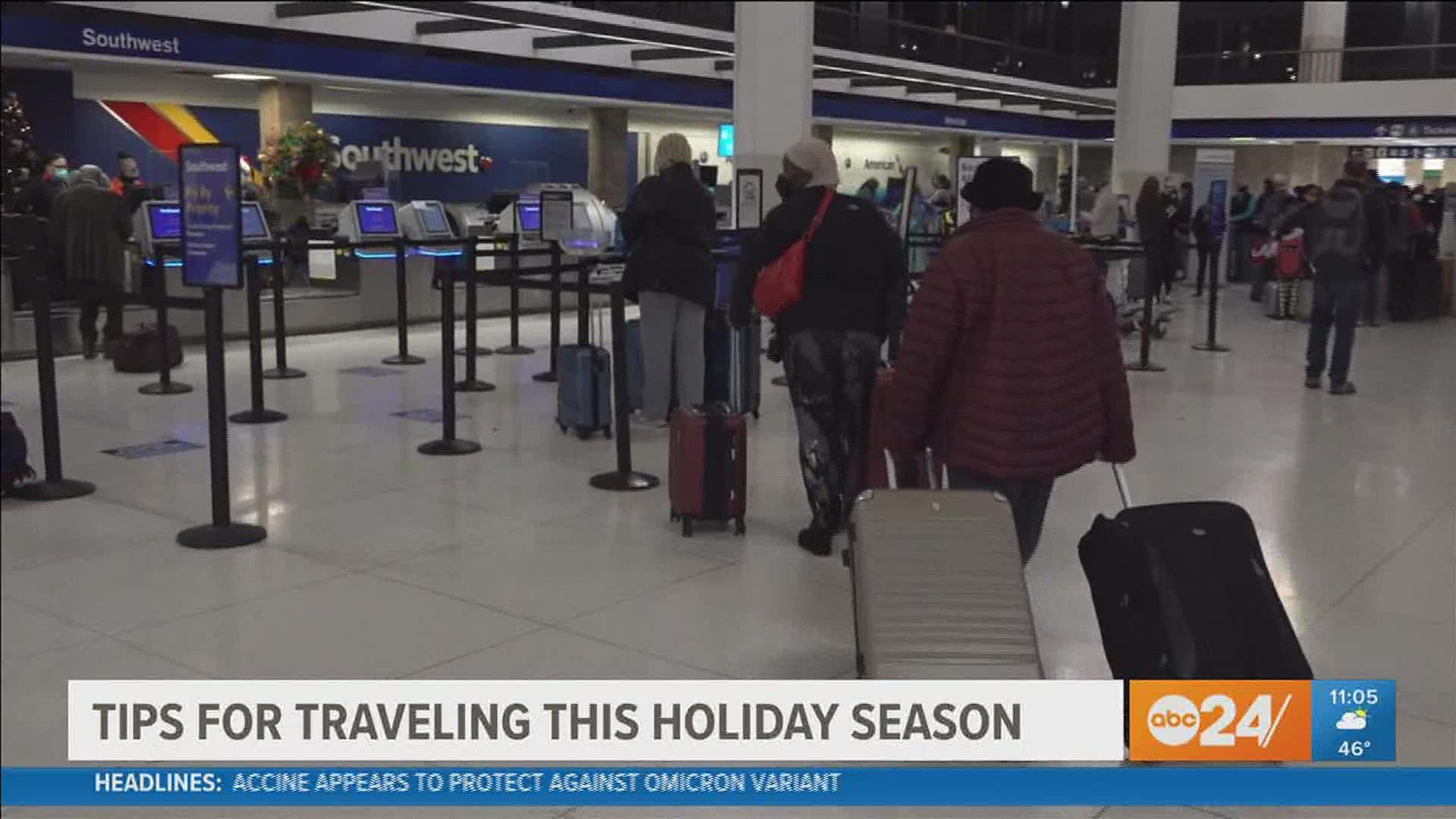 The airport said its peak day will be Thursday, December 23 with more than 8,000 travelers
