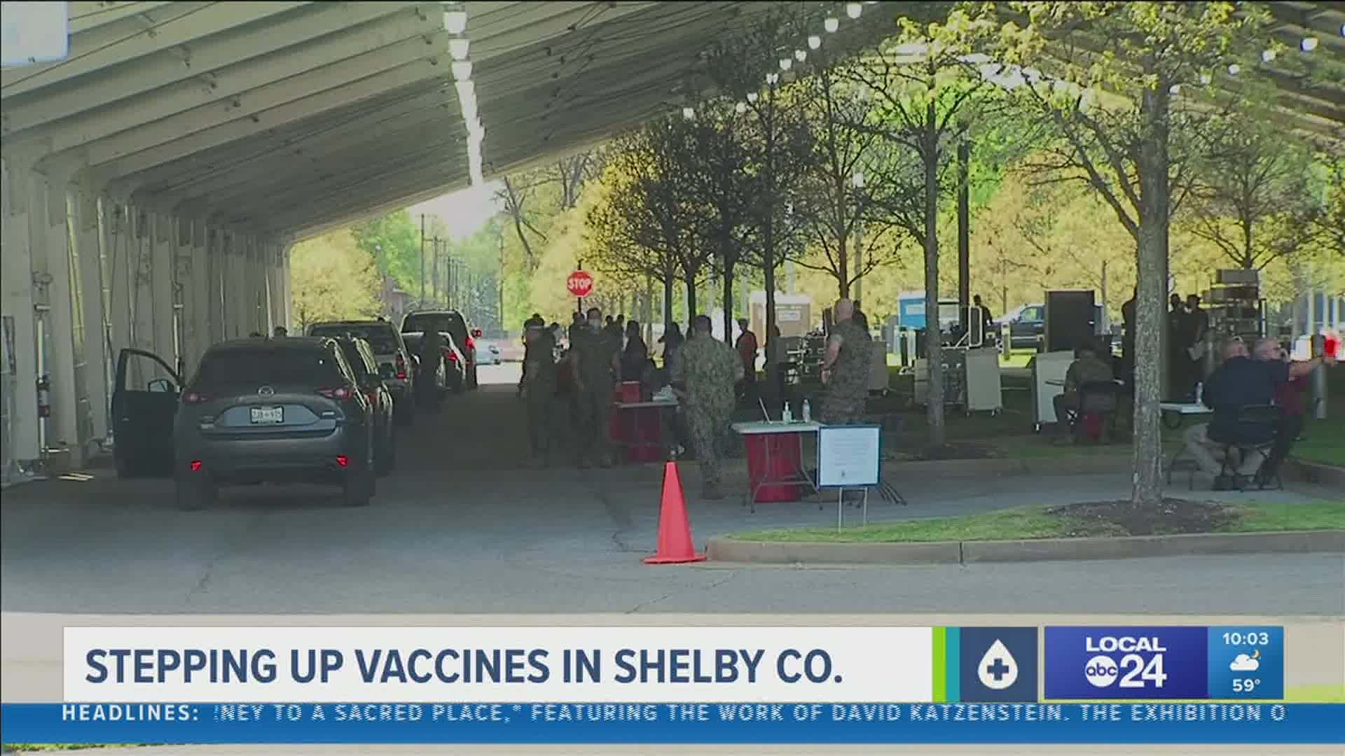 Stepping up vaccines in Shelby County