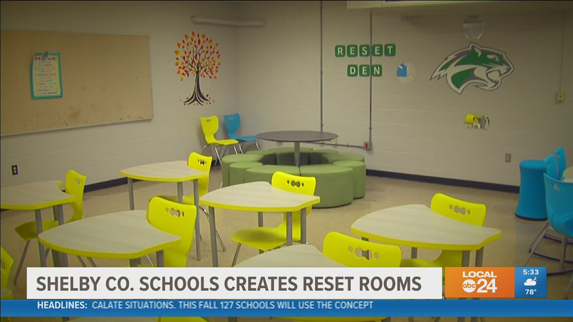 ReSET rooms are designated classrooms where students are sent to regroup after an outburst, behavior issue.