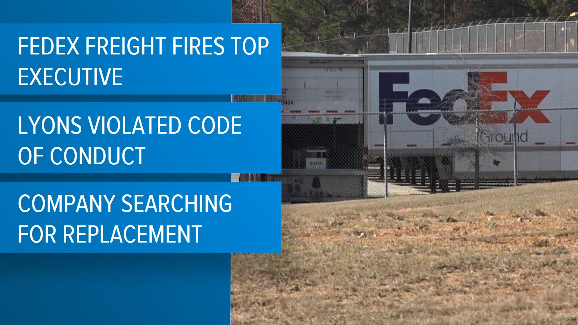 FedEx Freight fires executive vice president after conduct violation ...