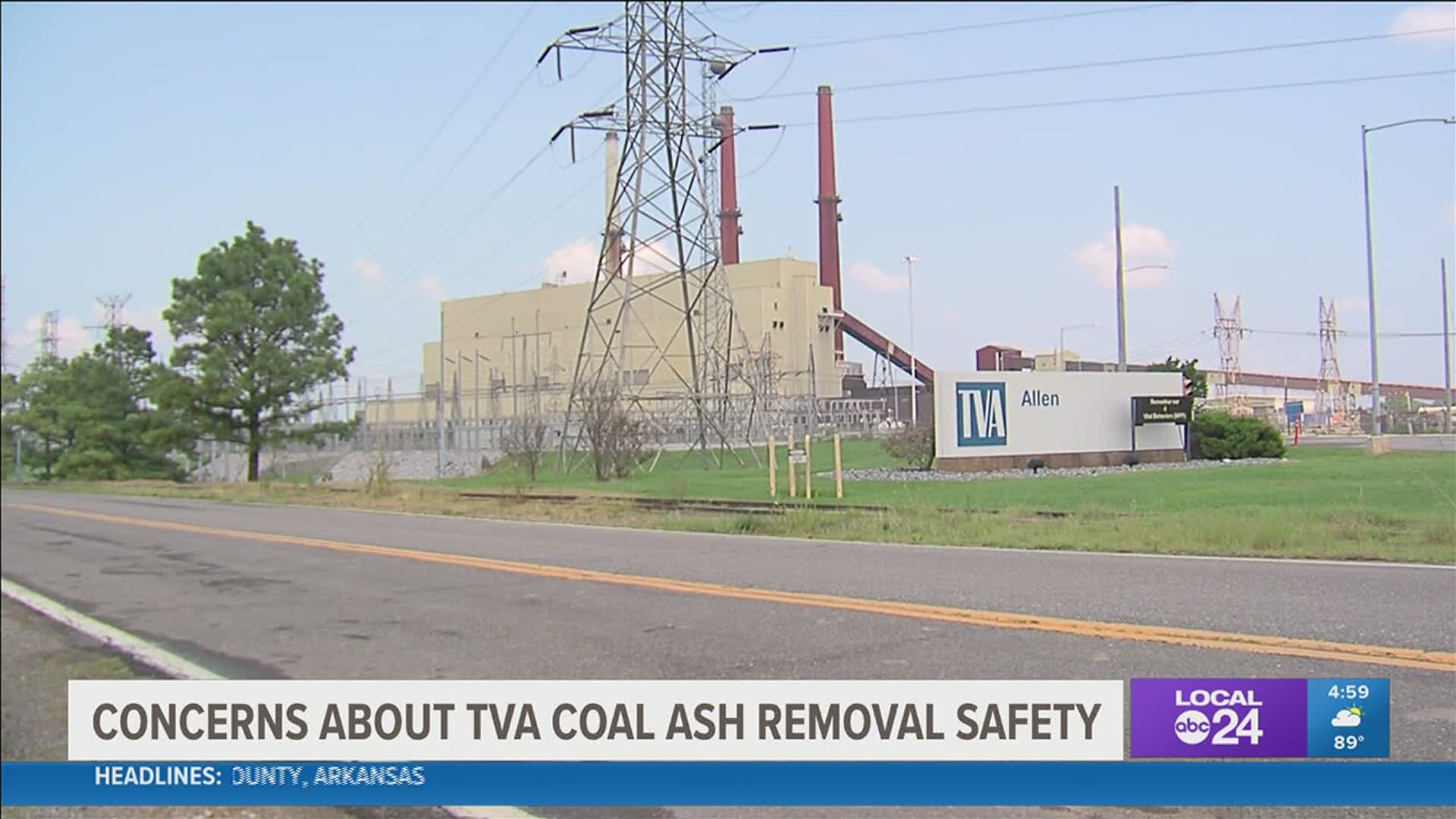 TVA said the plan is to send ash to a south Memphis landfill.