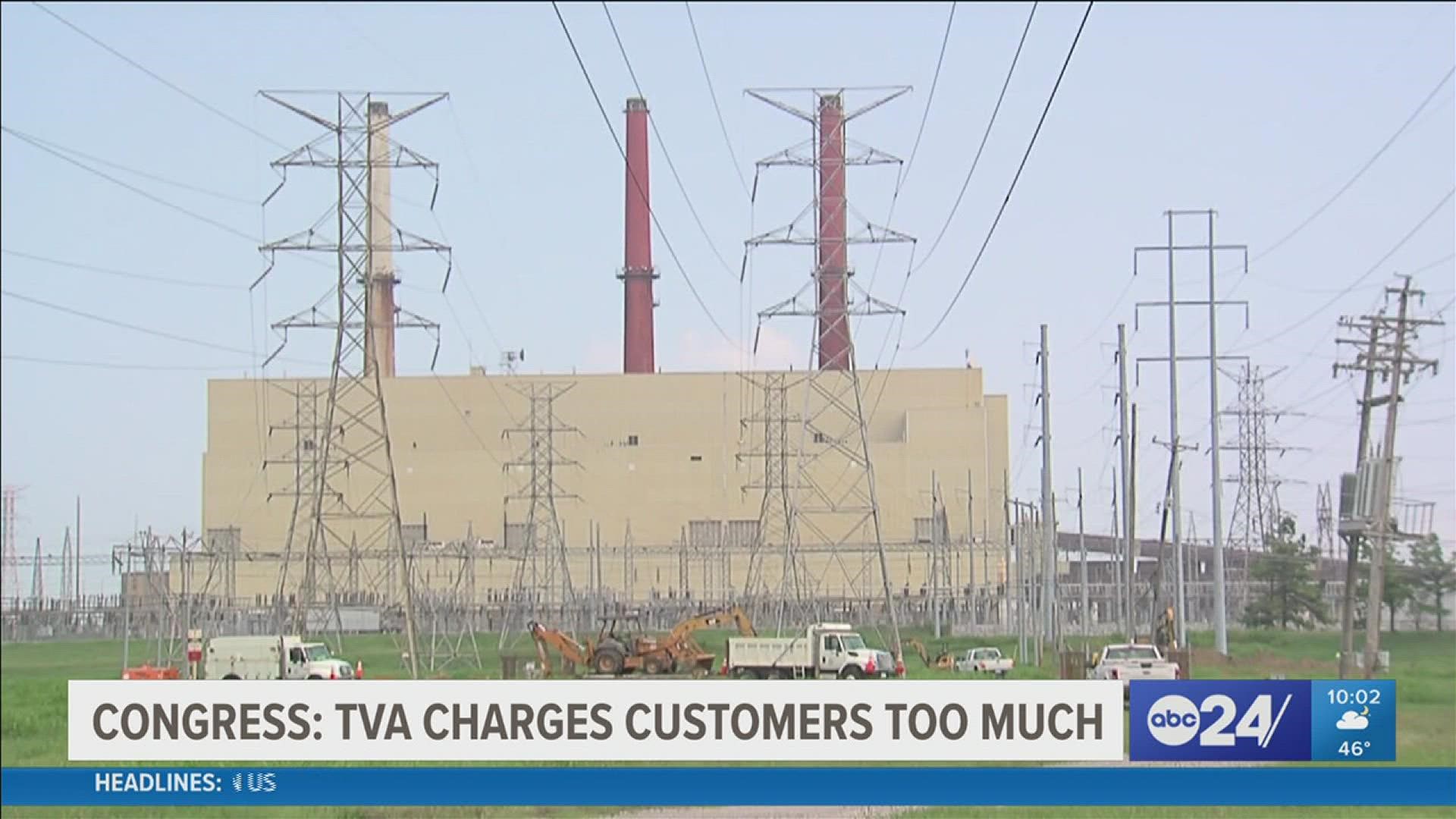Congress sent a letter to the CEO of the Tennessee Valley Authority, the company that has been providing electricity to Memphians for over 80 years