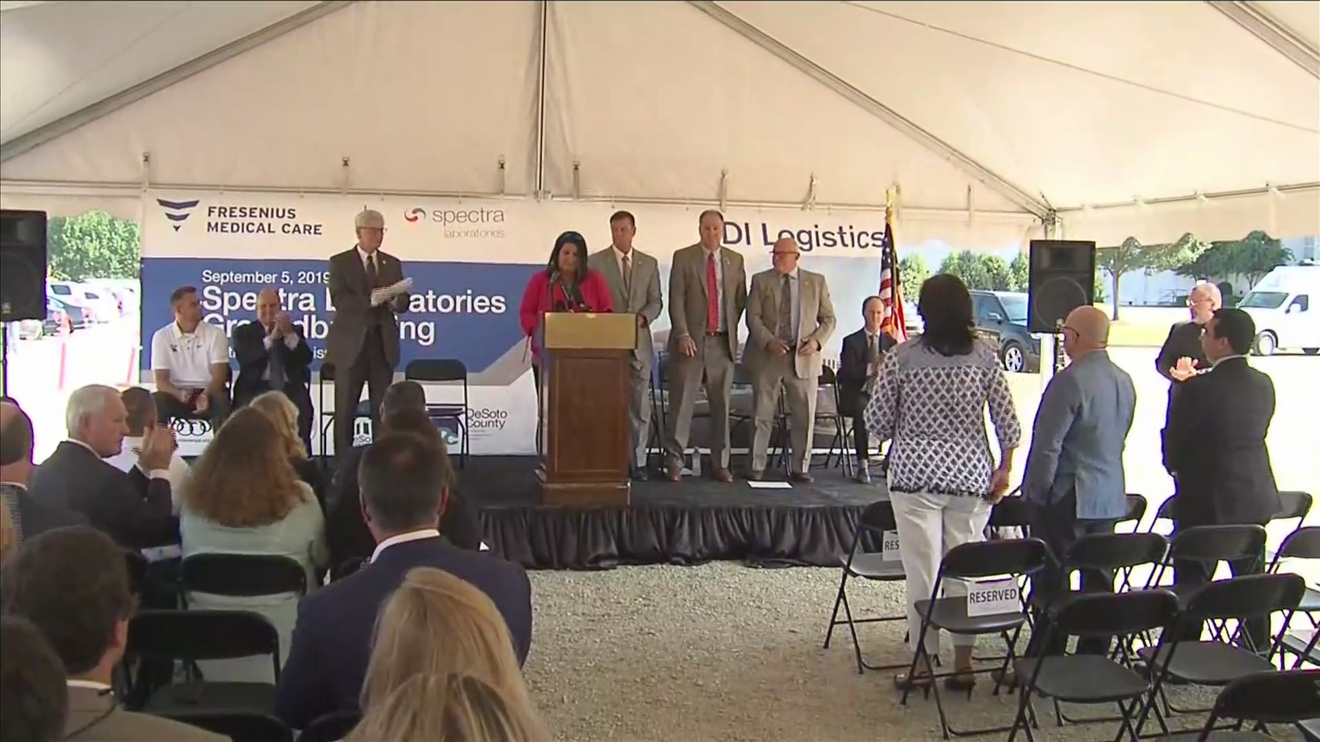 MS Governor Phil Bryant on hand as Spectra Laboratories announces new