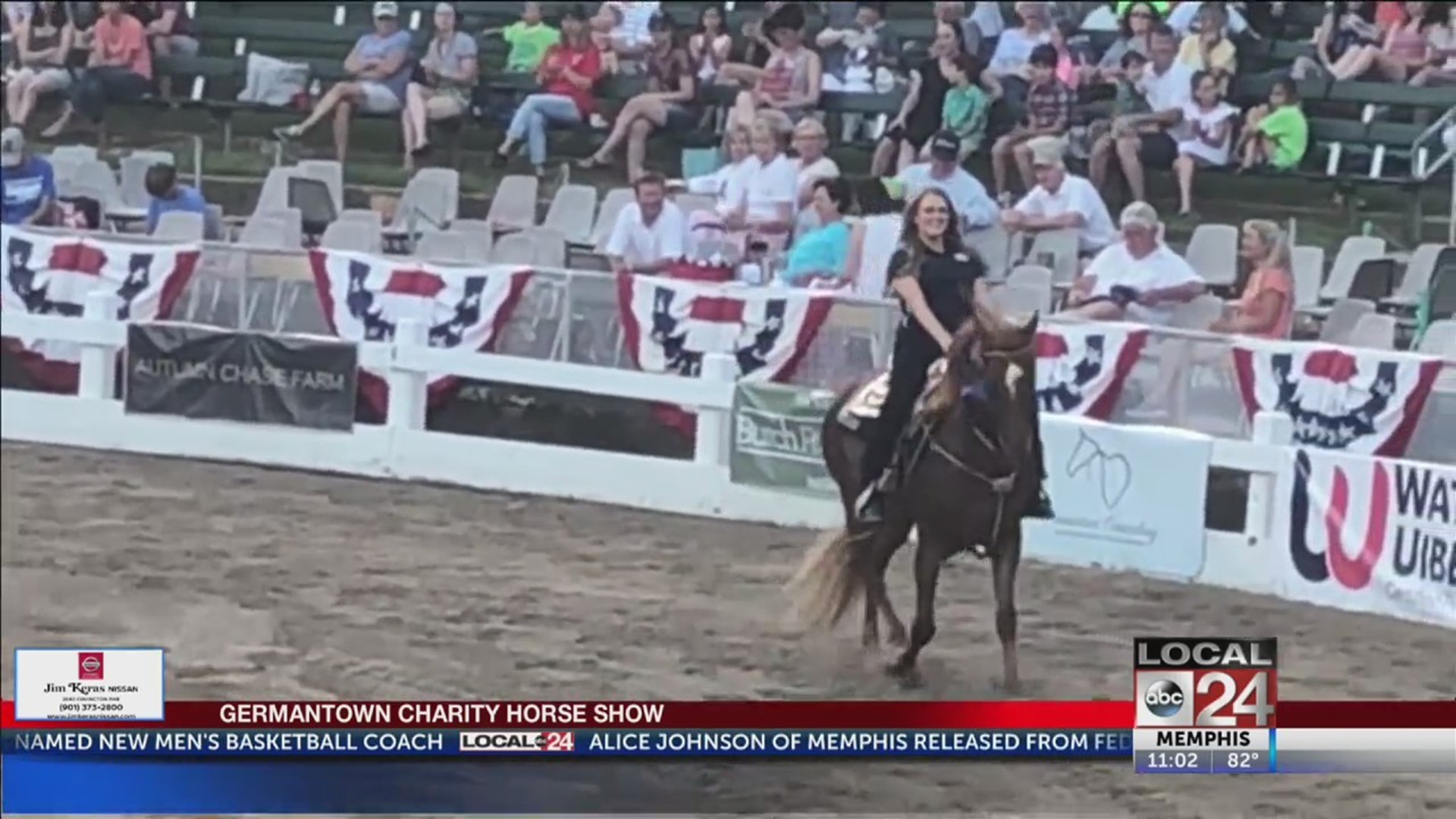 Local 24 Meteorologist Chelsea Chandler Wins Germantown Charity Horse ...