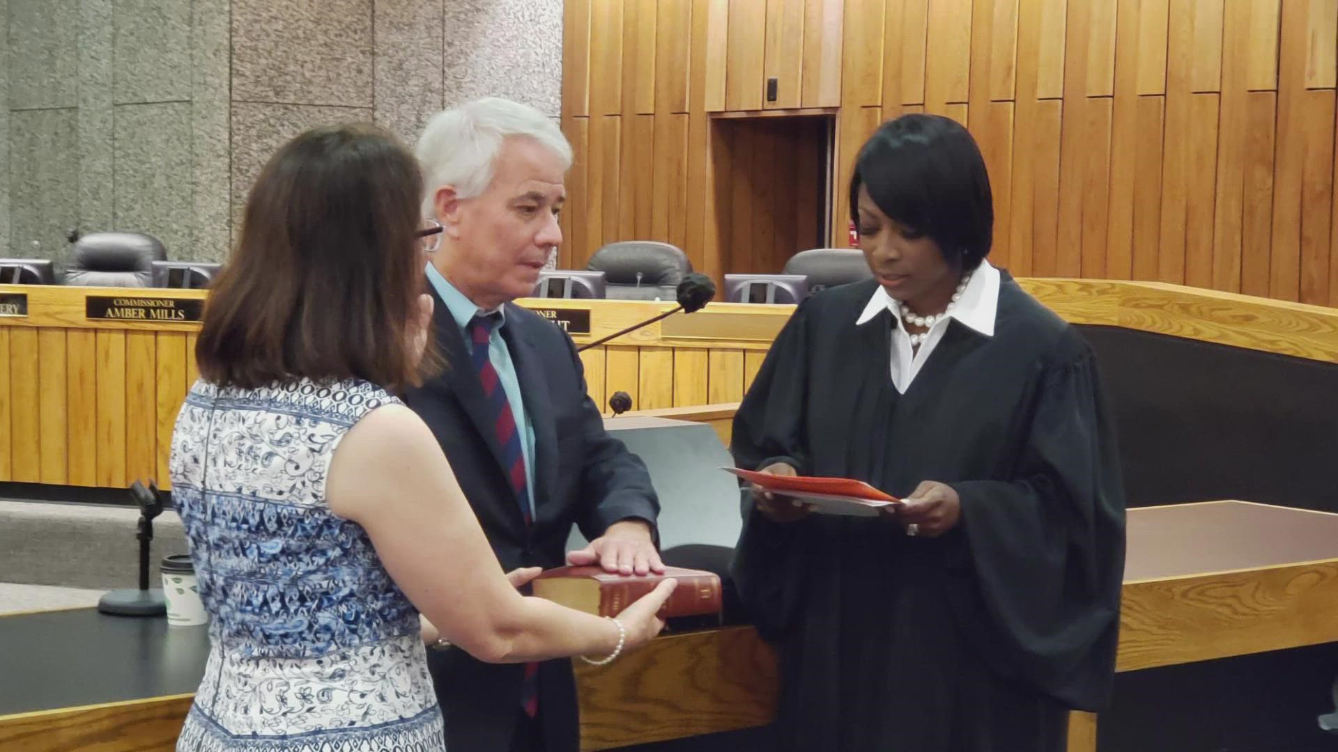 Steve Mulroy was sworn into office as the new District Attorney Wednesday, August 31, 2022.