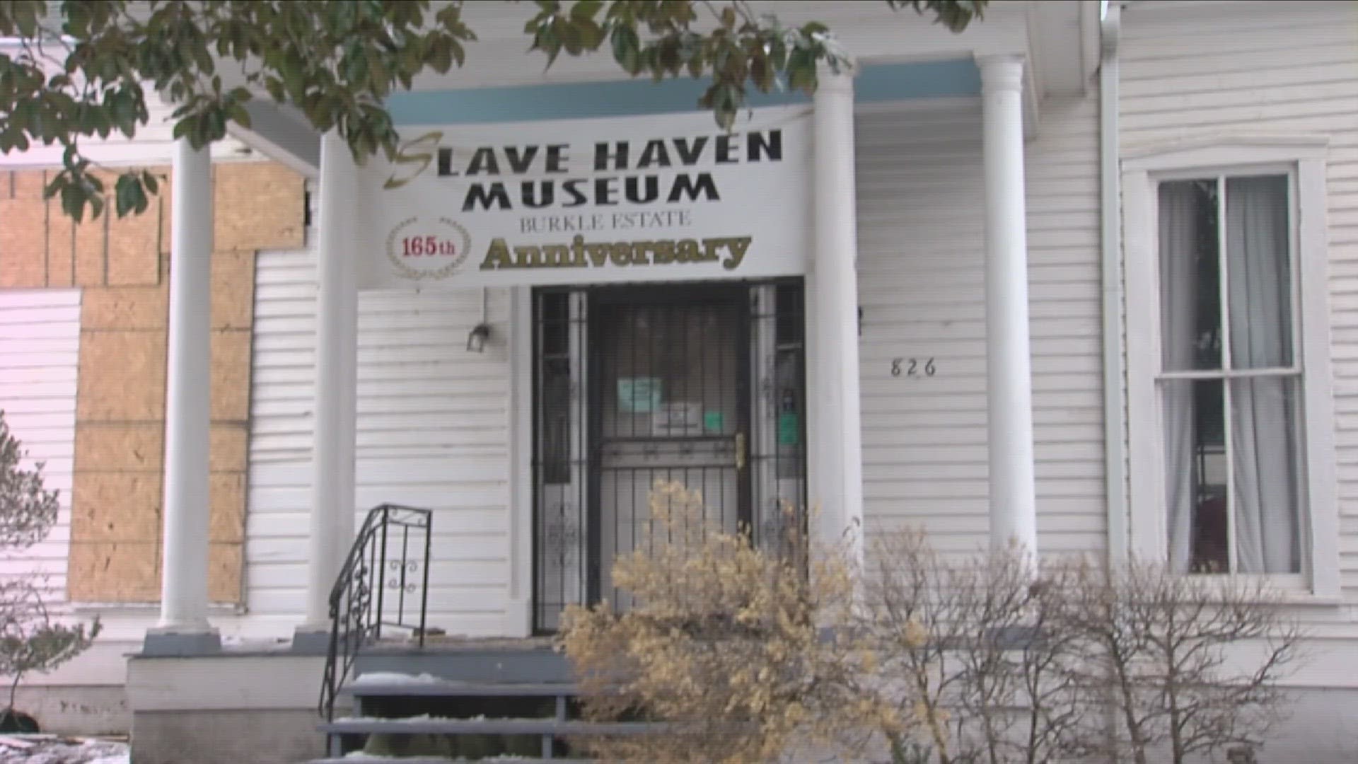 MFD said they responded to the site of Slave Haven Underground Railroad Museum, 826 North Second Street around 2 p.m. Saturday.